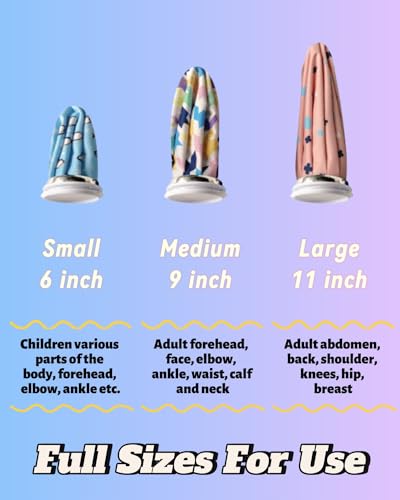 Ice Pack Bags for Injuries Reusable 3 Packs, Cold Pack Water Bag Hot Bag for Pain Relief, Leak-Proof Elastic Ice Bag, Size 6 9 11“ - style: Set 1