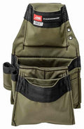 The Diamondback Eagle Tool Pouch - Modular Utility Pouch for 4" Tool Belts - Ideal Carpenter & Electrician Tool Pouch for Nuts, Punches & Fasteners - style: Ranger Green - Right Side