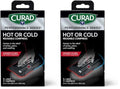 Curad Ironman Hot or Cold Reusable Compress, Reusable Ice Pack for Injuries, Large Compress is 8 in x 12 in, 1 Count (Pack of 2) - size: 1 Count (Pack of 2)