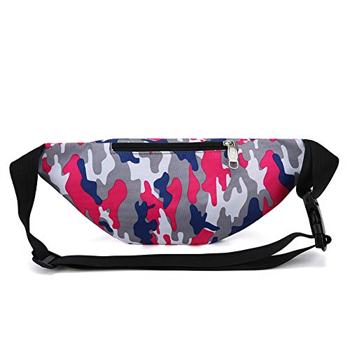 Fanny Pack for Men & Women, Fashion Waterproof Waist Packs with Adjustable Belt, Casual Bag Bum Bags for Travel Sports Running. - color: M-Gray