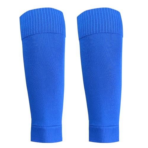 HUIOP Sock,Running Leg Socks, 1 Pair Shin Guard Socks Men Women Soccer Shin Socks Football Calf Sleeves - color: Blue