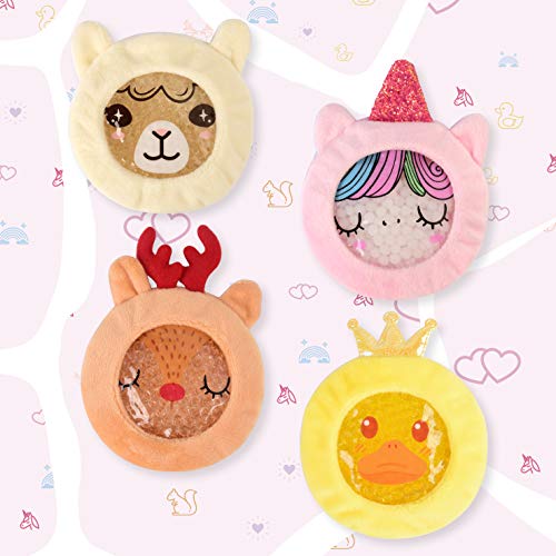 Leonns Kids Ice Packs for Boo Boos | Reusable Gel, Unicorn Cover, 4-Pack - style: 4-Pack (Unicorn)