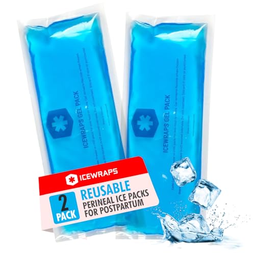 ICEWRAPS 4"x10" Flexible Large Gel Reusable Ice Packs, 2 Pack - Blue - size: 4"x10", style: Blue - 2Pack