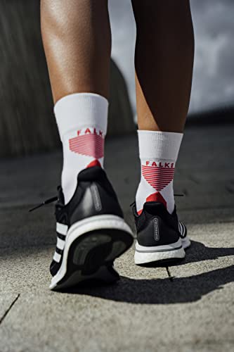 FALKE Women's RU Compression Running Socks, 1 Pair - color: Black (Black 3008), size: 9.5-10.5