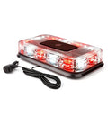 LUMENIX 12 Inch Rooftop Strobe Beacon Light Bar, Red White - color: White Red