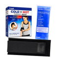 Cryopak Cold and Hot Therapy Wrap, Black, Latex-Free, Non-Toxic, for Back, Abdomen, Hip, Sports Injury Prevention, Recovery (Small). kit Includes Flexible Gel Compress, Sleeve and Strap. - size: Small
