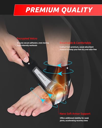 Jaffick Ankle Brace for Women Men – Lightweight Sprain Support