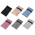 Wrist Pouch Wrist Wallet Wristband with Zipper - color: Black/Rainbow/Blue/Pink/Dark Gray/Gray