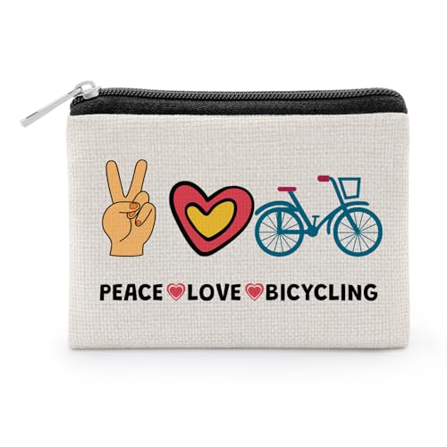 Cycling Gifts for Men and Women Cyclist Gifts for Men Mountain Bikers Bicycle Enthusiast Coin Purse Best Gift for Bicyclist Bicycle Rider Presents for Man Christmas Birthday Coin Wallet