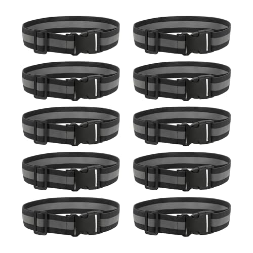 Reflective Safety Belt Adjustable - color: Black