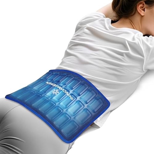 KingPavonini Soft Large Ice Packs for Injuries Reusable, 11"x15" - style: Large (Pack of 1)