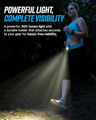 noxgear Nomad Clip-On Running Light 500 Lumen Wearable Flashlight