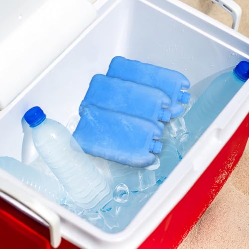 balacoo 4 Pcs Ice Packs for Lunch Boxes: Reusable Slim Coolers Ice Packs