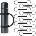 10 Pcs Water Bottle Carrier Grip Portable Silicone Band Holder Strap Handheld Water Bottle Handle Strap for Summer Outdoor Bike Gym Running Jogging Sport Accessories