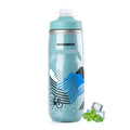 ROCKBROS Bike Water Bottle, 21oz Insulated Cycling Squeeze Bottle - color: Blue