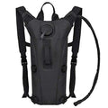 Tactical Water Hydration Pack Military 3L Water Bladder Carrier Backpack Leakproof for Running Jogging Cycling Hiking - color: Black