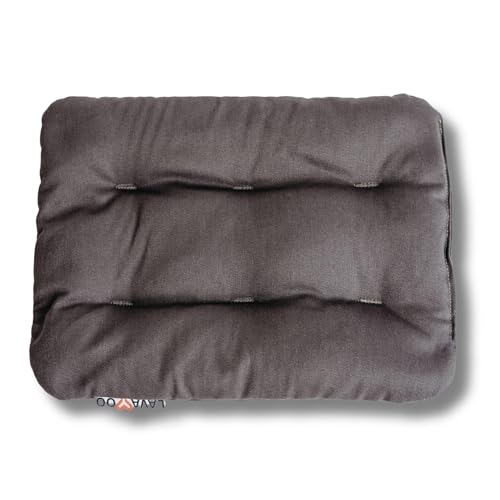 Lavabag Microwave Weighted Heating & Cooling Pad | Filled with Real Lava Sand | for Neck, Shoulder, Cramps, Back Pain Relief | Warm Weighted Heat Pack for Aches, Unscented (Black) - size: Original