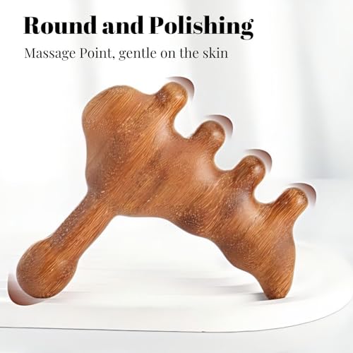 Wood Foot Massager Acupressure Tool Deep Tissue Reflexology Stick