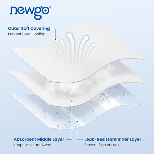 NEWGO Refillable Ice Bags with Clamp Closure [Pack of 6] Large 7 X 4.6, Reusable Easy Filling Hospital Ice Pack with Soft Outer Covering and Leak Resistant Inner Layer - size: 6 Pack