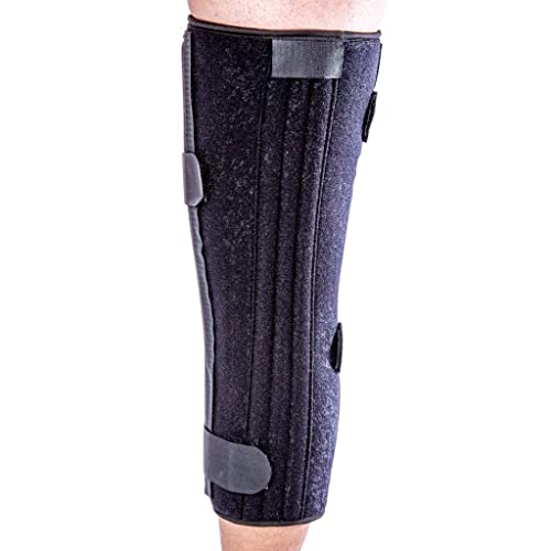 Adjustable Tri-Panel Knee Immobilizer – Knee Splint (24") - size: Universal 24", style: Tri-Panel Immobilizer
