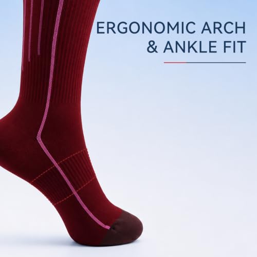 Compression Running Socks for Women Knee High Athletic Socks - color: 01