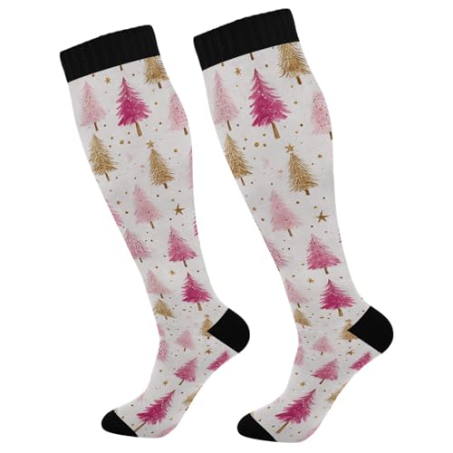 Wusikd Cats Compression Socks for Women and Men Circulation Cute Long Socks for Athletic Running 1 - color: Multi 5