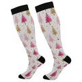 Wusikd Cats Compression Socks for Women and Men Circulation Cute Long Socks for Athletic Running 1 - color: Multi 5