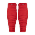 Football Leg Sleeves Scrunch Style Calf Compression Sleeve Men One Size - color: Red