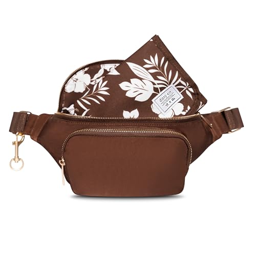 Ditty Co. Small Diaper Bag - Portable Changing Pad - Crossbody Bags For Women - Baby Wipe Holder - Baby Travel Essentials (Chocolate Brown) - color: Chocolate Brown