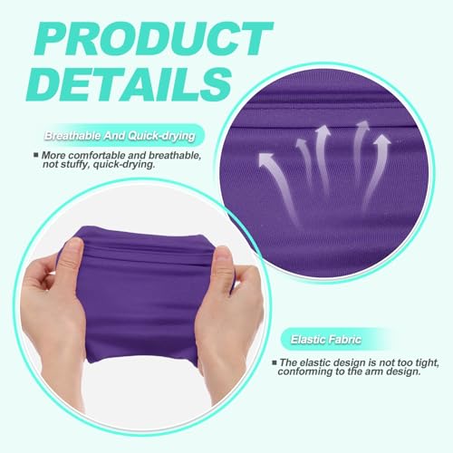 Cell Phone Armband Sleeve, Universal Sports Arm Band Sleeves Purple - color: Purple