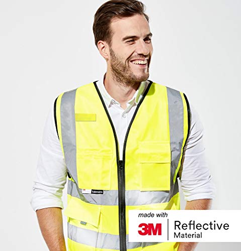 Salzmann Safety Vest | Hi Vis Reflective Vest | US ANSI/ISEA 107 - color: Yellow, size: XX-Large-3X-Large