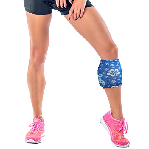 HurtSkurt® Premium Ice Therapy Sleeve – Turtle Bay Small – Stretch-Fit Wearable Cold Compression Wrap for Knee, Leg, Elbow & Ankle Recovery, Durable, Machine Washable, Stays Cold Longer - color: Turtle Bay, size: Small