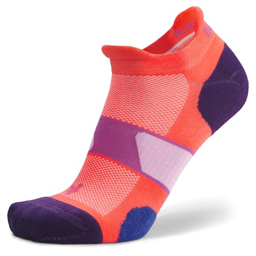 Balega Unisex Adult UltraGlide Friction-Free No-Show Running Socks (1-Pair) - color: Orange, size: Medium