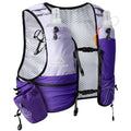 Haimont 8L Trail Running Hydration Vest with Soft Flasks - color: Purple, size: Large