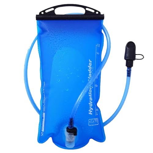Azarxis Hydration Bladder TPU 1.5L 2L 3L Water Reservoir BPA-Free for Hiking Backpack Hydration Pack, Leak Proof Large Opening Water Storage Bladder Bag for Camping Cycling Running - color: #02 TPU Material - 1.5L