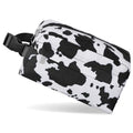 Small Insulated Lunch Bag: Reusable Small Lunch Box, Mini Soft Cooler Bag - color: Cow Print
