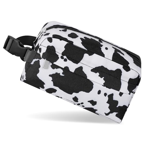 Small Insulated Lunch Bag: Reusable Small Lunch Box, Mini Soft Cooler Bag - color: Cow Print