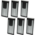 WARSTAR Keychain Flashlight with Personal Safety Alarm, 200LM Mini EDC Light, USB-C Rechargeable Emergency Siren for Women & Night Safety (6pack,Grey*6) - color: 6pack,Grey*6