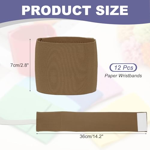 Soccer Captain Armband Elastic Wrist Arm Bands Adjustable Player Team Leader Anti-Slip Badge Sports Accessories - color: Brown