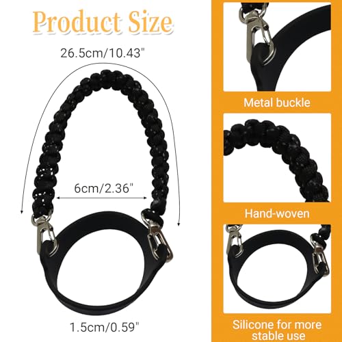 Water Bottle Handle Strap - color: Black