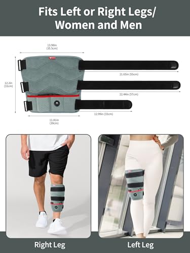 Portable Cordless Leg Heating Pad with Battery