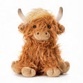 Microwavable Highland Cow Stuffed Animals, Heatable & Coolable Plush Toys - style: A-Brown Highland cow