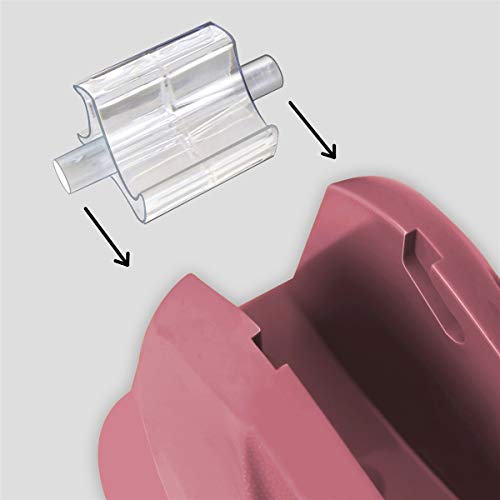 Acrimet Desktop Tape Dispenser, Premium, Non-Skid Base, Plastic, Pink - color: (Rose Color)