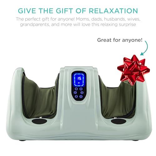 Best Choice Products Shiatsu Foot Massager with Remote Control, Sage - color: Sage