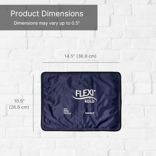 FlexiKold American Flag Gel Ice Pack (Standard Large: 10.5" x 14.5") Ice Packs for Injuries Reusable, Back, Shoulder and Knee Pain Relief, After Surgery - 6300-COLDUSA by NatraCure - size: Large (Pack of 1.0)