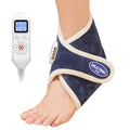 JOBYNA Heated Ankle Wraps for Planters Fasciitis/Achilles Tendinitis Pain Relief, 1 Pack Electric Ankle Heating Pad for Sprained Ankle, Arthritis Foot Heel Pain Relief, 86℉-158℉ & Auto Shut-Off