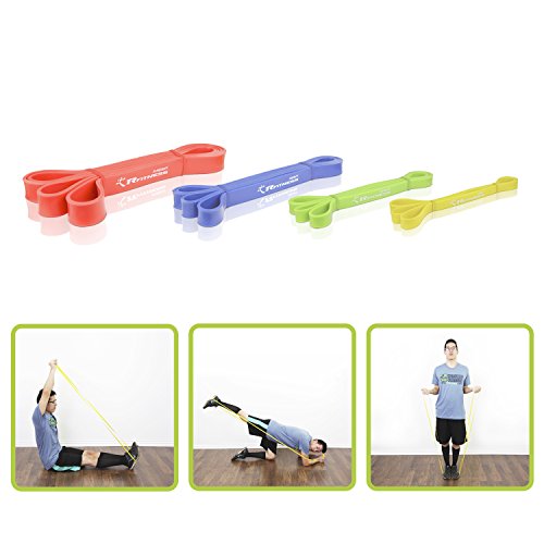 Furinno RFitness Professional Loop Stretch Latex Exercise Band - color: Blue, size: Heavy Resistance Level