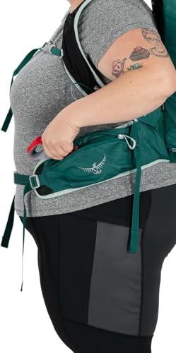 Osprey Tempest 20L Women's Hiking Backpack with Hipbelt, Jasper Green, WXS/S, Extended Fit - color: Jasper Green, size: WXS/S - Extended Fit