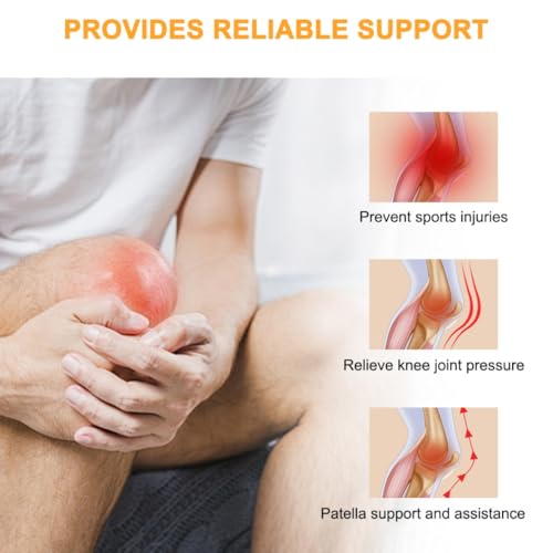 Patellar Tendon Support Strap for Knee Pain Relief Silicone Knee Brace Band Patella Stabilizer for Basketball Running Sports