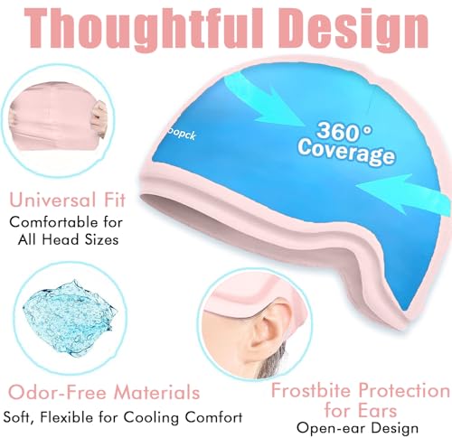 Chemotherapy Cold Caps, Chemo Care Package, Ice Cap for Chemo,Pink - color: Pink, size: Standard